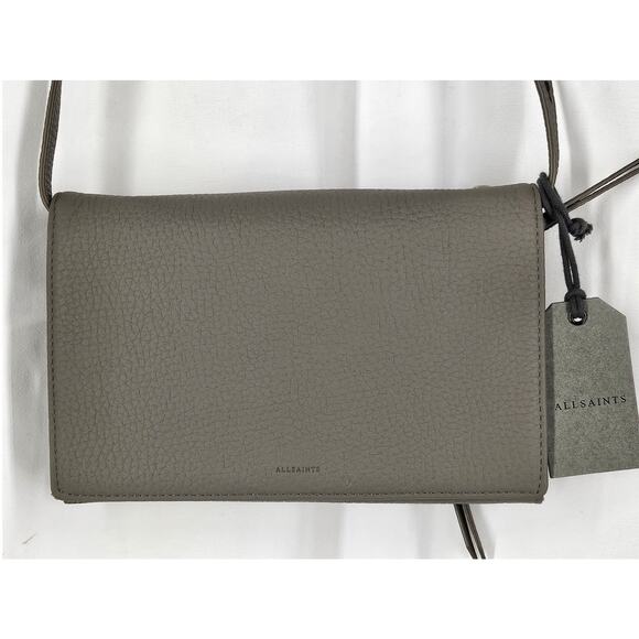 ALLSAINTS Shoulder / Crossbody Purse - Timeless Elegance in Taupe - Picture 4 of 16